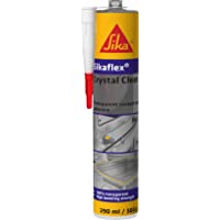 Los mejores  - SIKA Sikaflex Crystal Clear- Sellador y Adhesivo elástico Universal Transparente- 290 ml